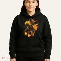 Ghost Horse Flaming Cowboy  Hoodie thumb 5