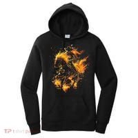 Ghost Horse Flaming Cowboy  Women's Hoodie thumb 0