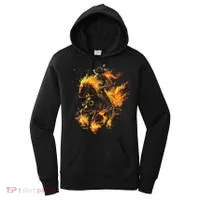 Ghost Horse Flaming Cowboy  Women's Hoodie thumb 0
