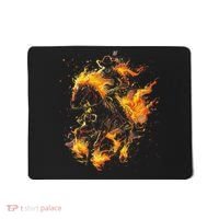 Ghost Horse Flaming Cowboy  Mousepad thumb 0