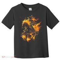 Ghost Horse Flaming Cowboy  Toddler T-Shirt thumb 0