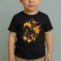 Ghost Horse Flaming Cowboy  Toddler T-Shirt thumb 2