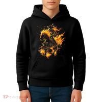 Ghost Horse Flaming Cowboy  Kids Hoodie thumb 4