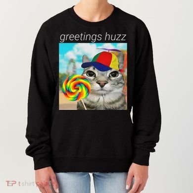 Greetings Huzz Funny Gen Z Gen Alpha Slang Meme Gift Women's Sweatshirt