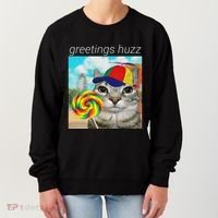 Greetings Huzz Funny Gen Z Gen Alpha Slang Meme Gift Women's Sweatshirt thumb 0