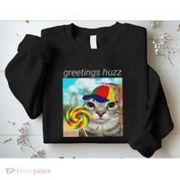 Greetings Huzz Funny Gen Z Gen Alpha Slang Meme Gift Sweatshirt thumb 2