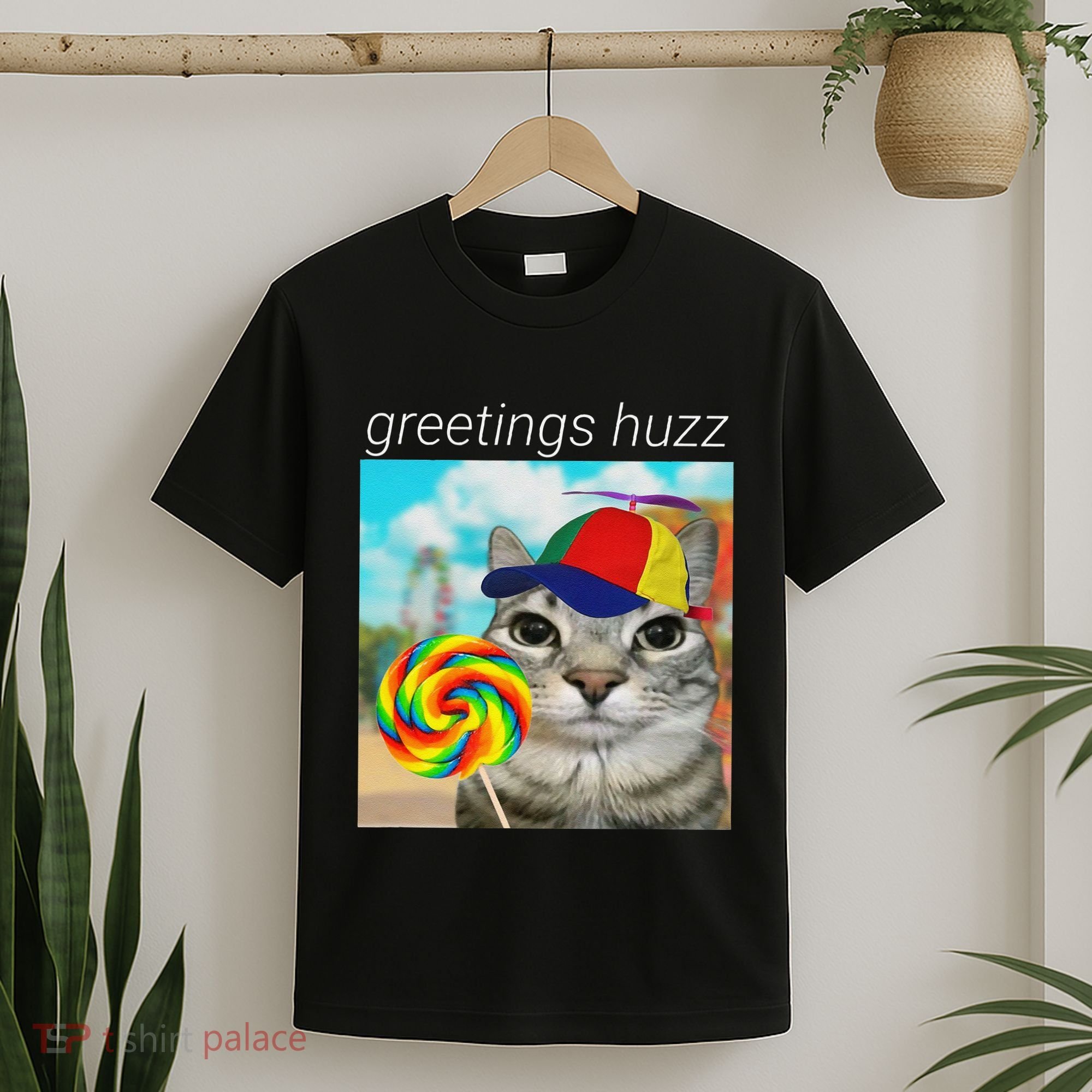 Greetings Huzz Funny Gen Z Gen Alpha Slang Meme Gift T-Shirt