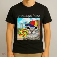 Greetings Huzz Funny Gen Z Gen Alpha Slang Meme Gift T-Shirt thumb 3