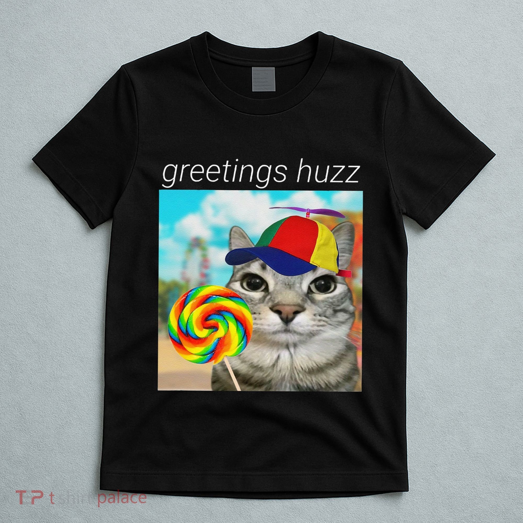 Greetings Huzz Funny Gen Z Gen Alpha Slang Meme Gift T-Shirt