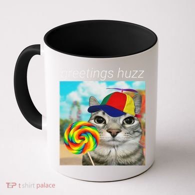 Greetings Huzz Funny Gen Z Gen Alpha Slang Meme Gift Coffee Mug
