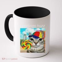 Greetings Huzz Funny Gen Z Gen Alpha Slang Meme Gift Coffee Mug thumb 0