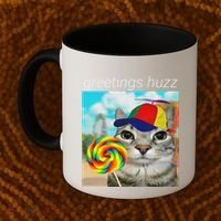 Greetings Huzz Funny Gen Z Gen Alpha Slang Meme Gift Coffee Mug thumb 2