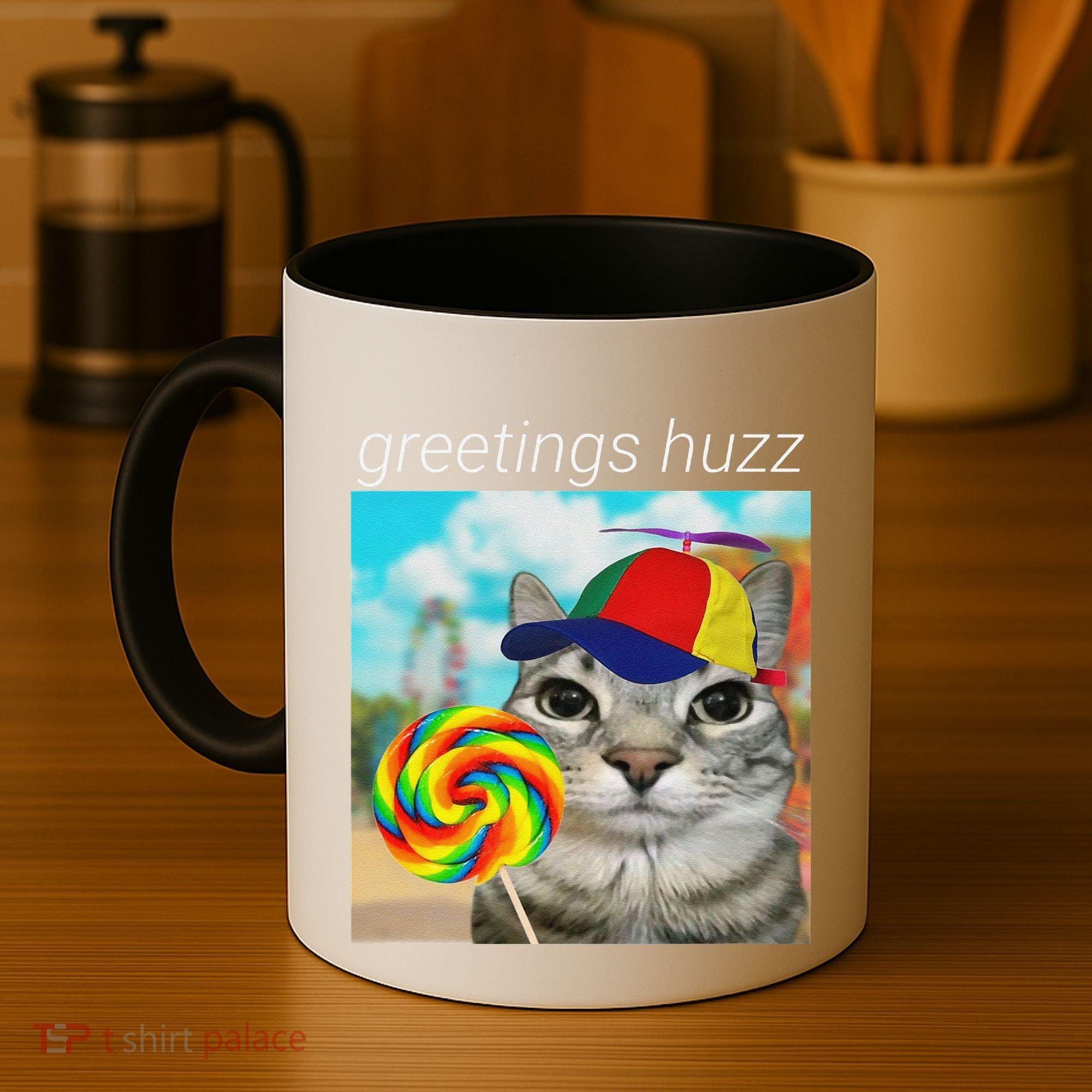 Greetings Huzz Funny Gen Z Gen Alpha Slang Meme Gift Coffee Mug