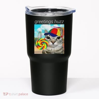 Greetings Huzz Funny Gen Z Gen Alpha Slang Meme Gift Tumbler