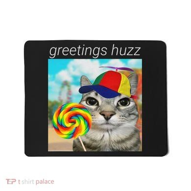 Greetings Huzz Funny Gen Z Gen Alpha Slang Meme Gift Mousepad