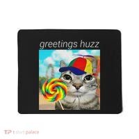 Greetings Huzz Funny Gen Z Gen Alpha Slang Meme Gift Mousepad thumb 0