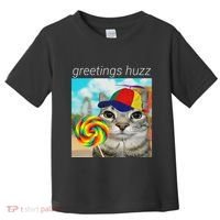 Greetings Huzz Funny Gen Z Gen Alpha Slang Meme Gift Toddler T-Shirt thumb 0