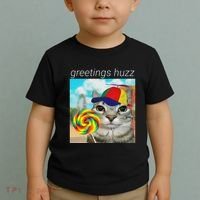 Greetings Huzz Funny Gen Z Gen Alpha Slang Meme Gift Toddler T-Shirt thumb 2