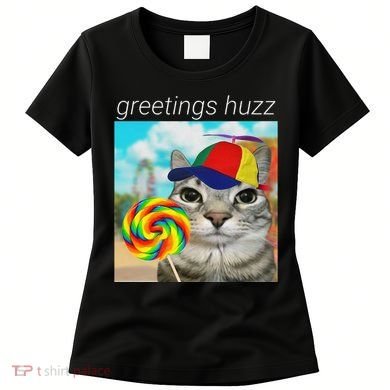 Greetings Huzz Funny Gen Z Gen Alpha Slang Meme Gift Women's T-Shirt