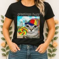 Greetings Huzz Funny Gen Z Gen Alpha Slang Meme Gift Women's T-Shirt thumb 2