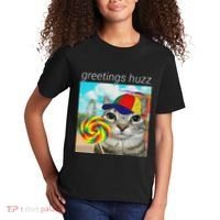 Greetings Huzz Funny Gen Z Gen Alpha Slang Meme Gift Kids T-Shirt thumb 2