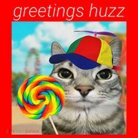 Greetings Huzz Funny Gen Z Gen Alpha Slang Meme Gift Santa Hat thumb 1