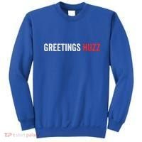 Greetings Huzz Funny Gen Z Gen Alpha Slang Viral Sweatshirt thumb 0