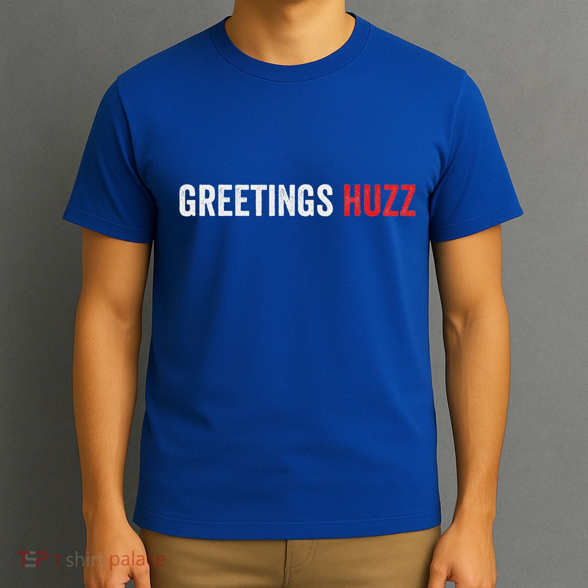 Greetings Huzz Funny Gen Z Gen Alpha Slang Viral T-Shirt