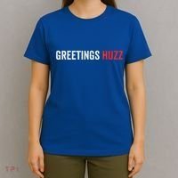 Greetings Huzz Funny Gen Z Gen Alpha Slang Viral T-Shirt thumb 4