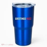 Greetings Huzz Funny Gen Z Gen Alpha Slang Viral Tumbler thumb 0