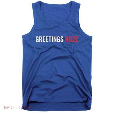 Greetings Huzz Funny Gen Z Gen Alpha Slang Viral Tank Top