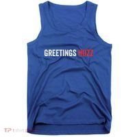 Greetings Huzz Funny Gen Z Gen Alpha Slang Viral Tank Top thumb 0