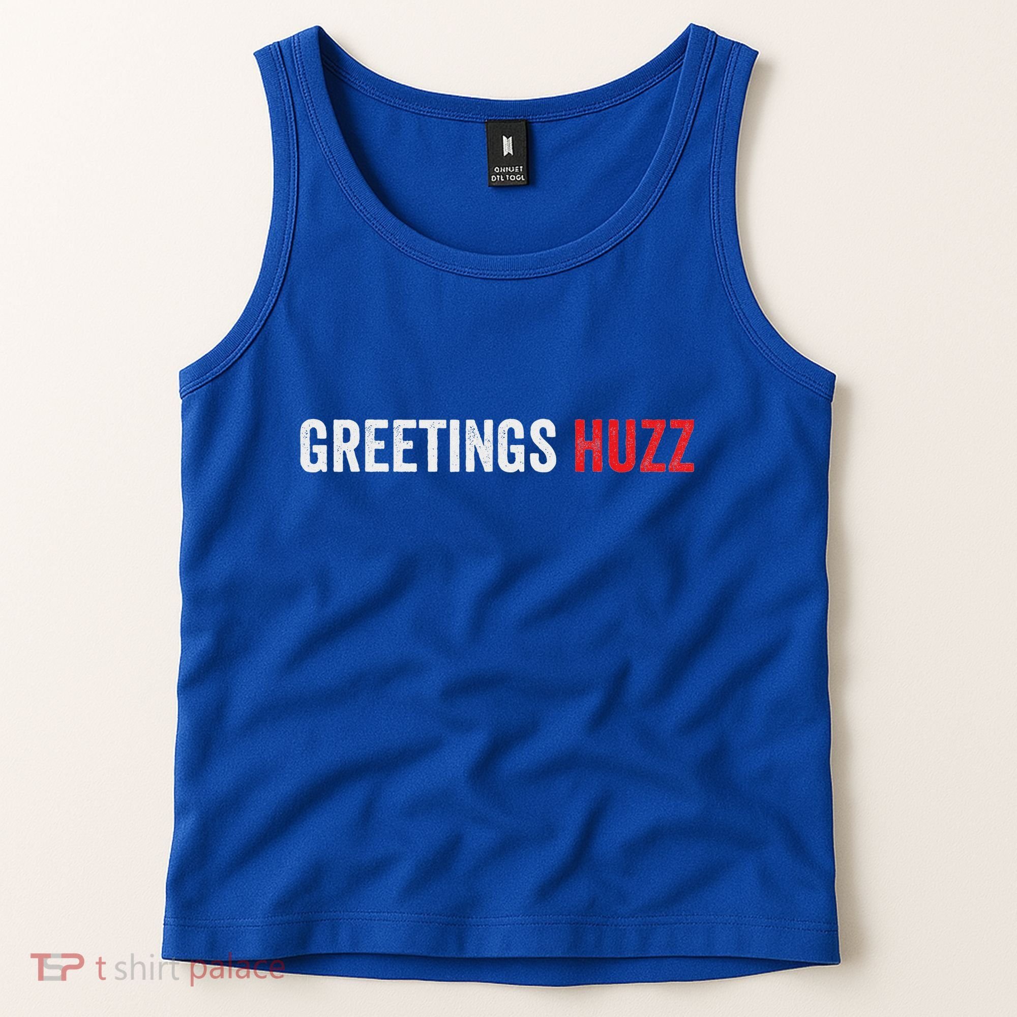 Greetings Huzz Funny Gen Z Gen Alpha Slang Viral Tank Top