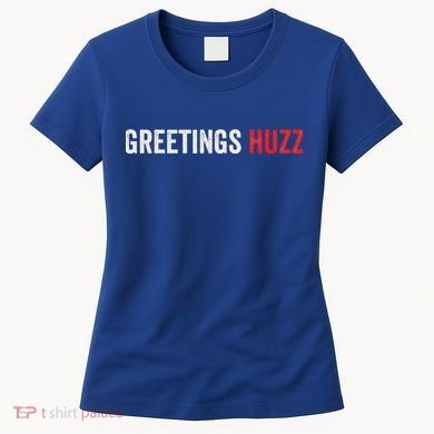 Greetings Huzz Funny Gen Z Gen Alpha Slang Viral Women's T-Shirt
