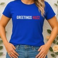Greetings Huzz Funny Gen Z Gen Alpha Slang Viral Women's T-Shirt thumb 2