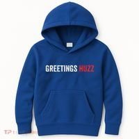 Greetings Huzz Funny Gen Z Gen Alpha Slang Viral Kids Hoodie thumb 0