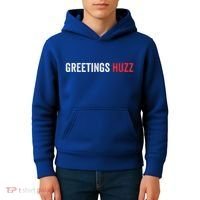 Greetings Huzz Funny Gen Z Gen Alpha Slang Viral Kids Hoodie thumb 4