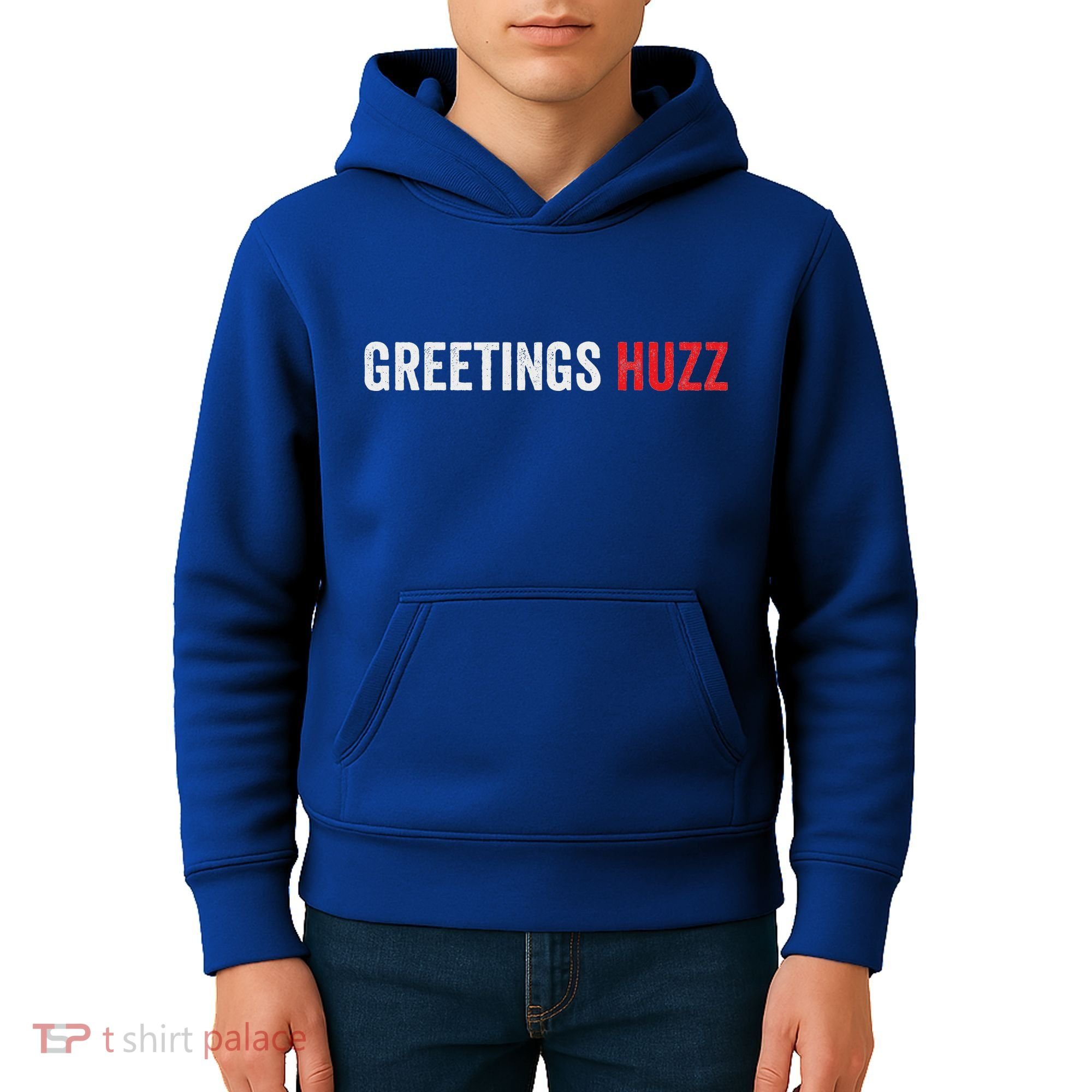 Greetings Huzz Funny Gen Z Gen Alpha Slang Viral Kids Hoodie