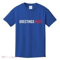 Greetings Huzz Funny Gen Z Gen Alpha Slang Viral Kids T-Shirt thumb 0