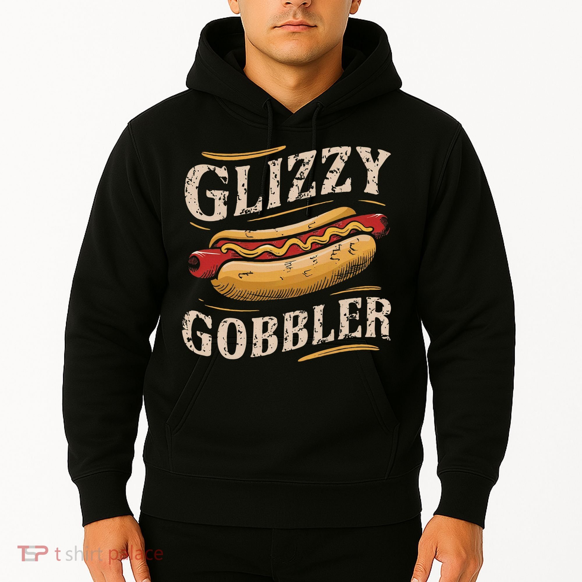 Glizzy Hot Funny Dog Gobbler Champion Hoodie