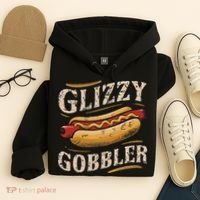 Glizzy Hot Funny Dog Gobbler Champion Hoodie thumb 4