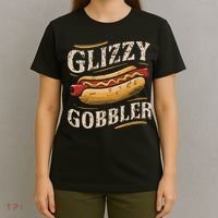 Glizzy Hot Funny Dog Gobbler Champion T-Shirt thumb 4