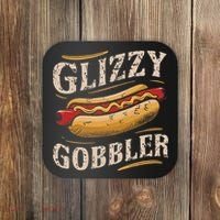 Glizzy Hot Funny Dog Gobbler Champion Coaster thumb 0