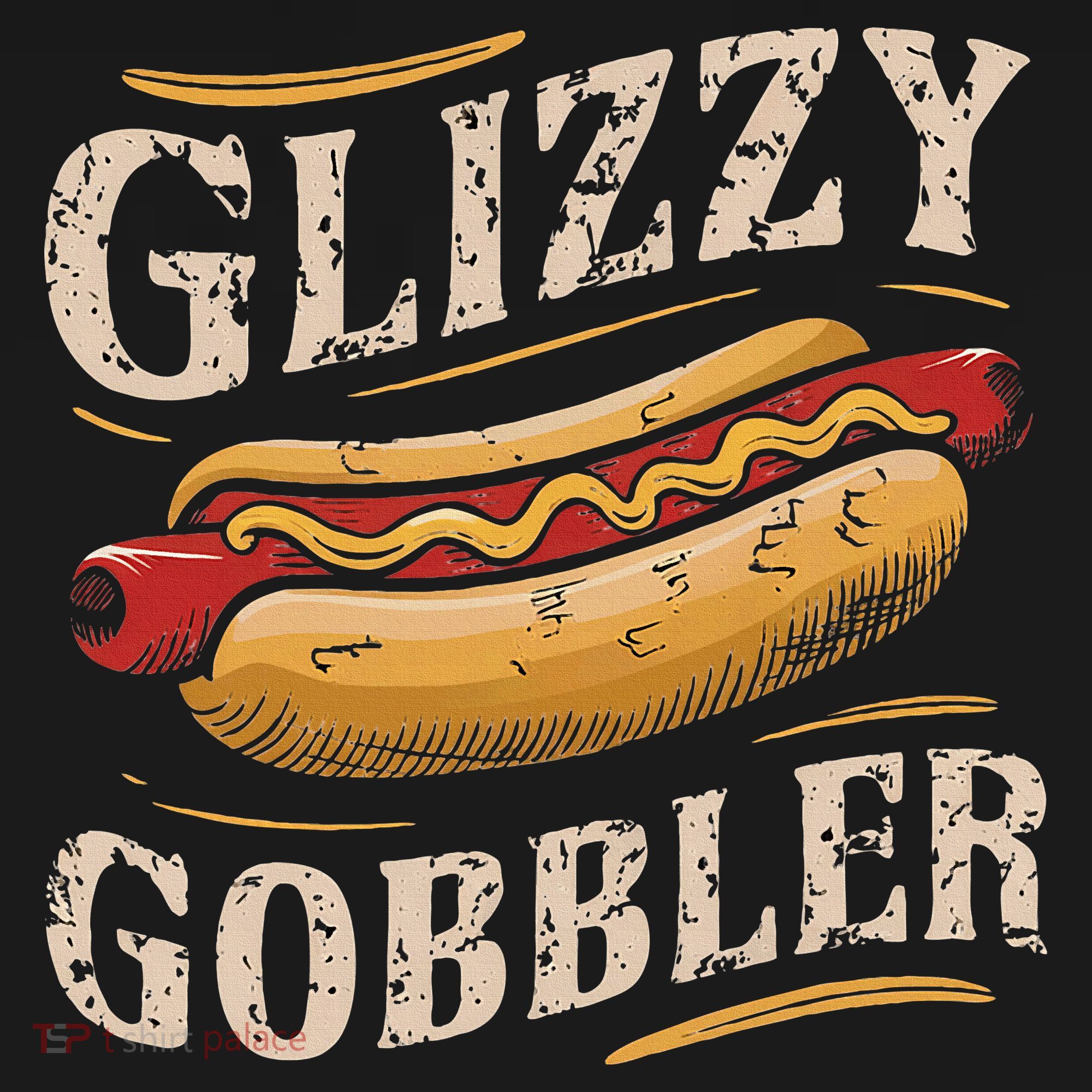 Glizzy Hot Funny Dog Gobbler Champion Mousepad