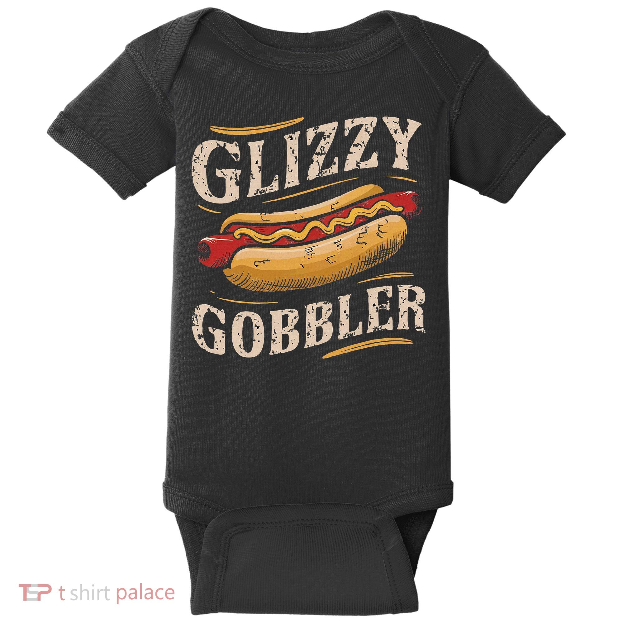 Glizzy Hot Funny Dog Gobbler Champion Baby Bodysuit