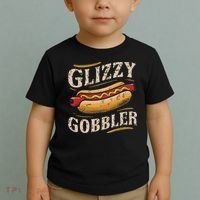 Glizzy Hot Funny Dog Gobbler Champion Toddler T-Shirt thumb 2