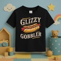 Glizzy Hot Funny Dog Gobbler Champion Toddler T-Shirt thumb 3