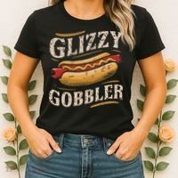 Glizzy Hot Funny Dog Gobbler Champion Women's T-Shirt thumb 2