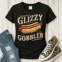 Glizzy Hot Funny Dog Gobbler Champion Women's T-Shirt thumb 3