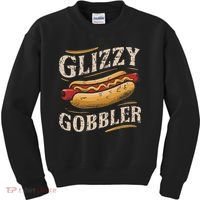 Glizzy Hot Funny Dog Gobbler Champion Kids Sweatshirt thumb 0
